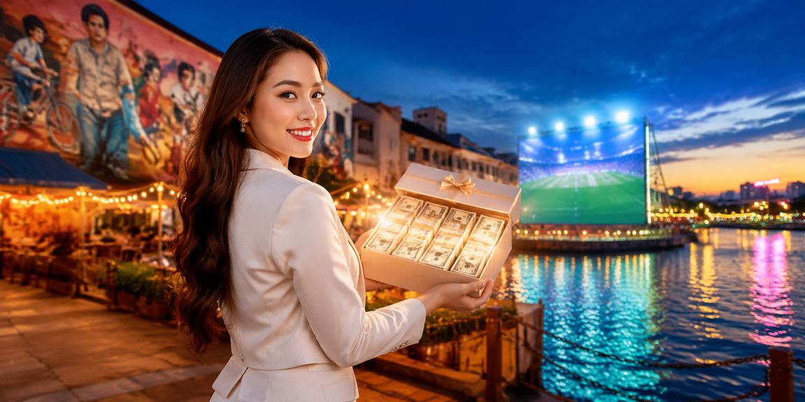 Pelanggan bertaruh bola sepak Malaysia dengan penuh semangat